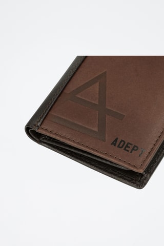 PorteJim -cartes en cuir Jim - Marron