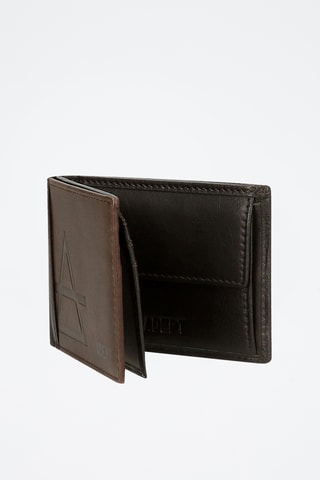Portefeuille en cuir Jim - Marron