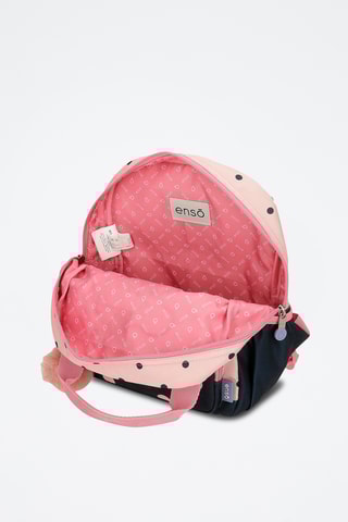 Sac à dos Friends together - Bleu marine et rose