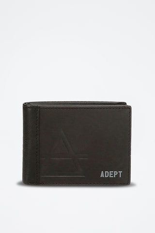 Portefeuille en cuir Jim - Noir