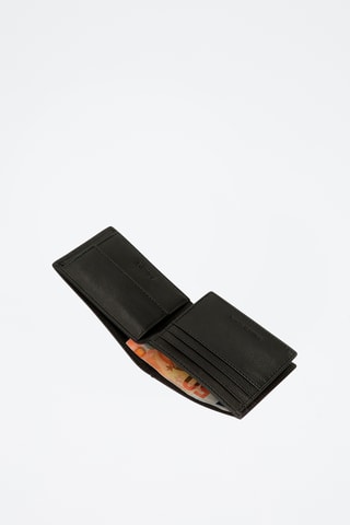 Portefeuille en cuir Jim - Noir