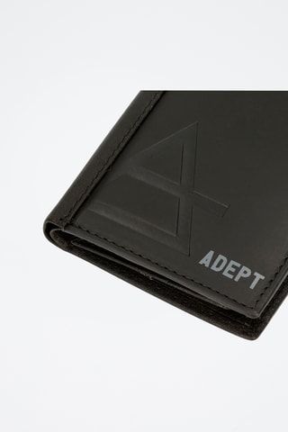 Portefeuille en cuir Jim - Noir