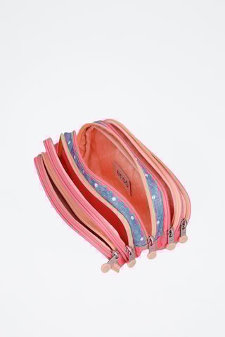 Trousse Little Dreams - Rose et bleu cobalt