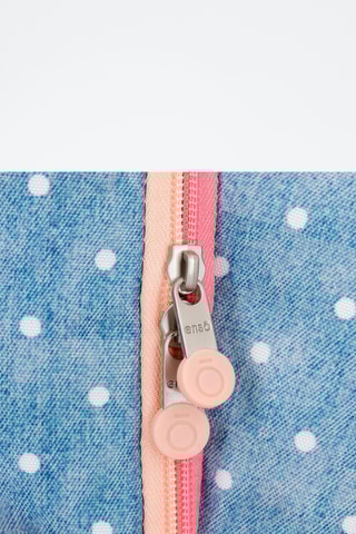 Trousse Little Dreams - Rose et bleu cobalt