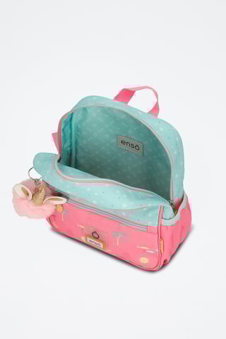 Sac à dos Magic summer - Vert d’eau et rose