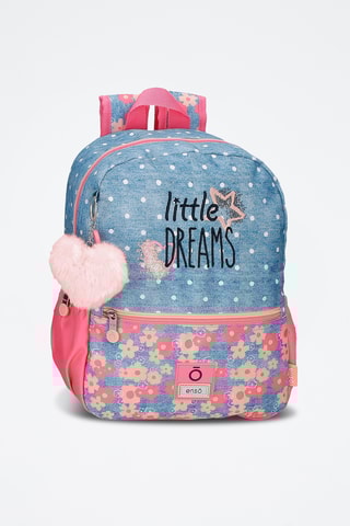 Sac à dos Little Dreams - Rose et bleu cobalt