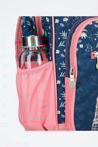 Sac à dos Ciao Bella - Bleu marine et rose