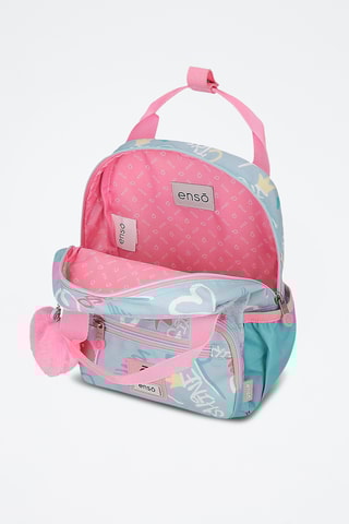 Sac à dos Little Urban Queen - Ciel et rose poudré