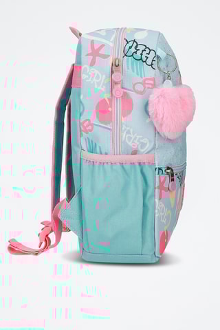 Sac à dos Little Urban Queen - Ciel et rose poudré