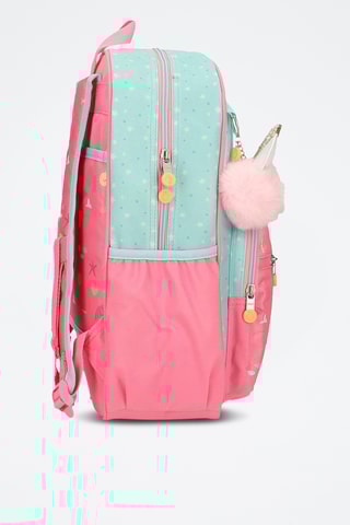 Sac à dos Magic summer - Vert d’eau et rose