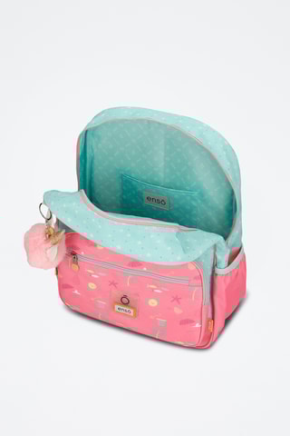 Sac à dos Magic summer - Vert d’eau et rose