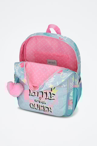Sac à dos Little Urban Queen - Ciel et rose poudré