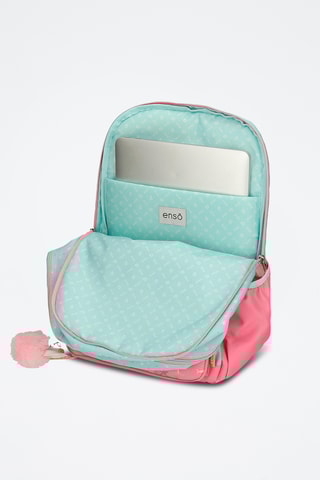 Sac à dos Magic summer - Vert d’eau et rose