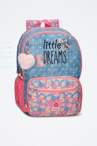 Sac à dos Little Dreams - Rose et bleu cobalt