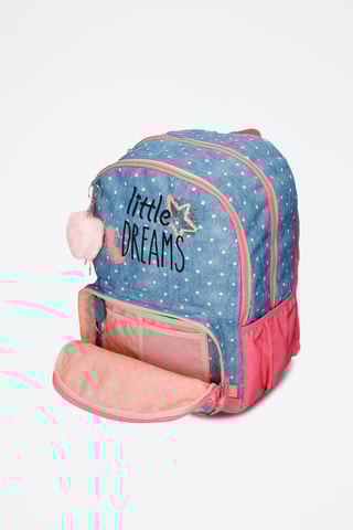 Sac à dos Little Dreams - Rose et bleu cobalt