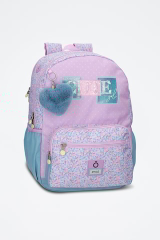 Sac à dos Cute Girl - Mauve et ciel