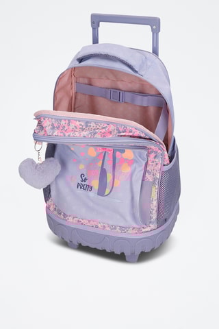 Sac à dos à roulettes So pretty - Mauve