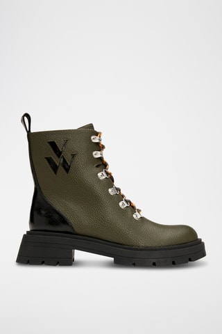 Bottines - Vert olive