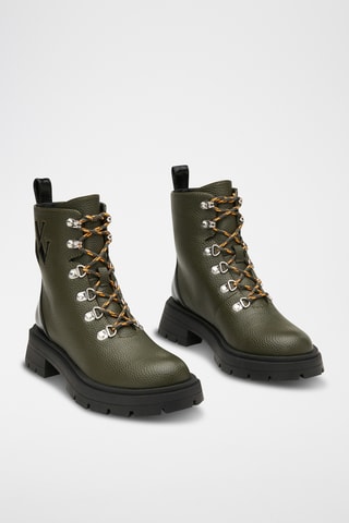 Bottines - Vert olive