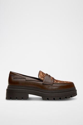 Mocassins plateformes - Marron