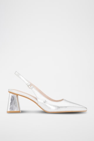 Sapatos de salto - Prateado