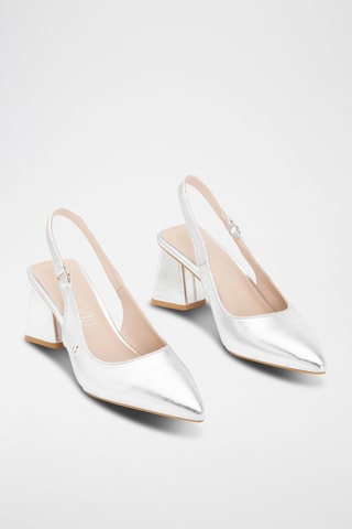 Sapatos de salto - Prateado