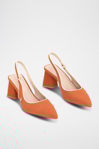 Sapatos de salto - Laranja
