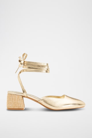 Sapatos de salto - Dourado