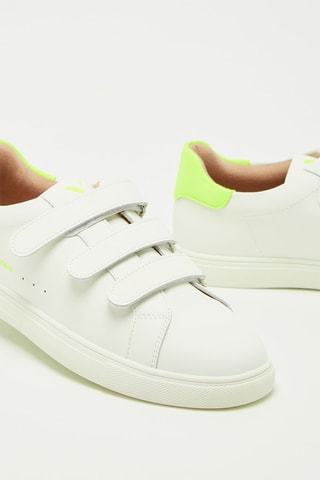 Baskets  Blanc et jaune