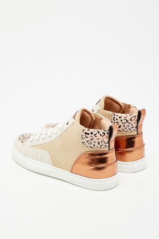 Baskets montantes Beige