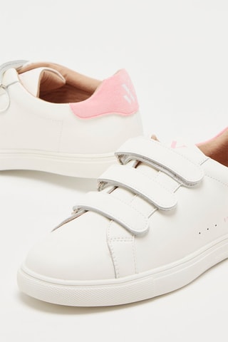 Baskets  Blanc et rose
