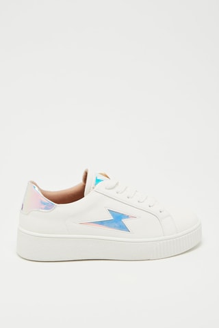 Baskets  Blanc et bleu