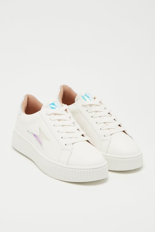 Baskets  Blanc et bleu