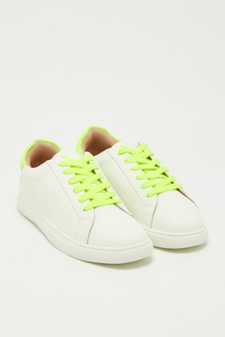 Baskets  Blanc et jaune