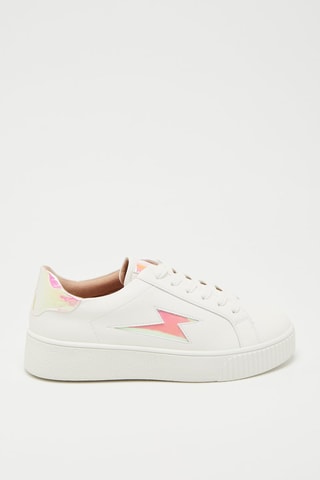 Baskets  Blanc et rose
