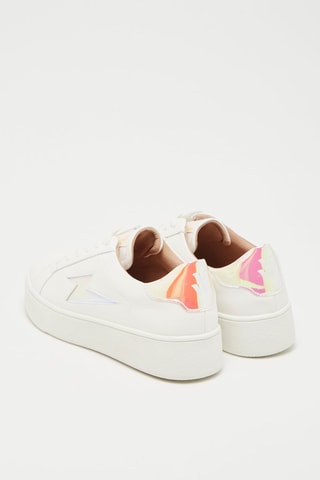 Baskets  Blanc et rose