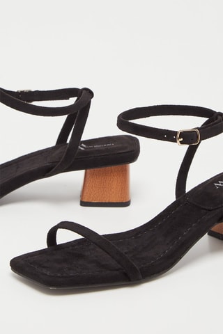 Sandales à talons Noir