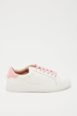 Baskets  Blanc et rose