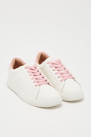 Baskets  Blanc et rose