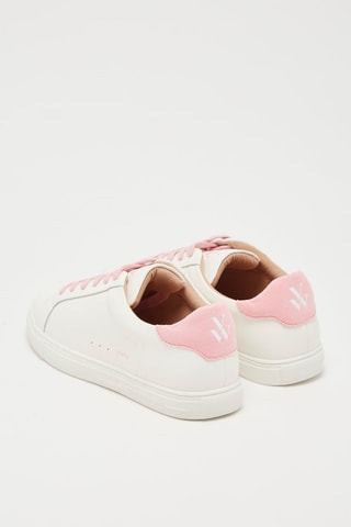 Baskets  Blanc et rose