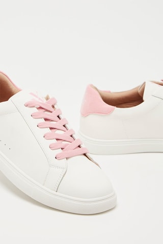 Baskets  Blanc et rose