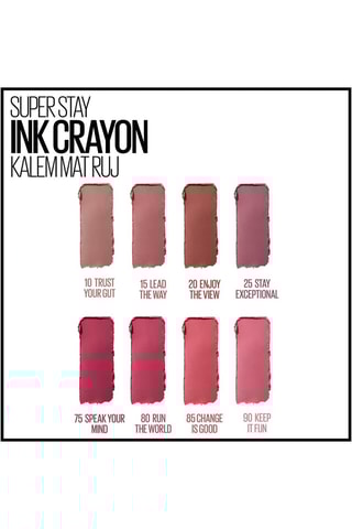 Rouge à lèvres crayon Superstay Ink - 80 Run The World - 1,5 g