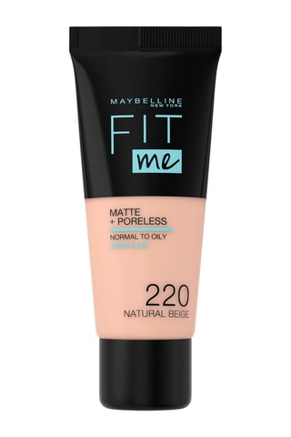 Fond de teint mat fluide Fit Me Matte 1 Poreless - N°220 Beige Naturel - 30 ml