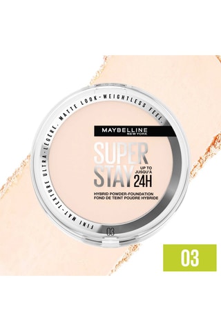 Fond de teint vegan poudre waterproof hybride 24 h Superstay - N°03 - 9 g