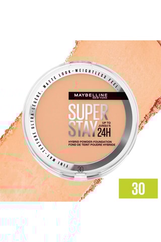 Fond de teint vegan poudre waterproof hybride 24 h Superstay - N°30 - 9 g