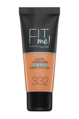 Fond de teint liquide Fit Me Matte + Poreless - N°332 Golden Caramel - 30 ml