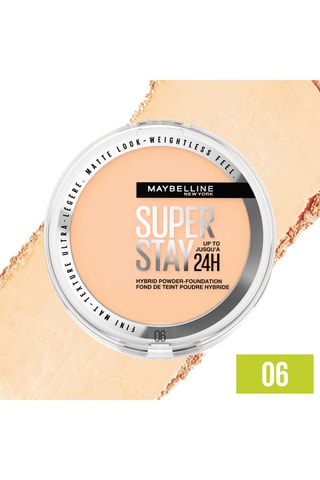 Fond de teint vegan poudre waterproof hybride 24 h Superstay - N°06 - 9 g