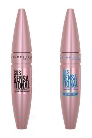 Duo mascara Cils Sensational - Noir et extra noir - 2 x 7,2 ml