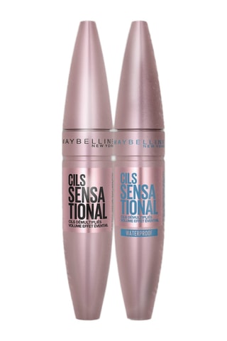 Duo mascara Cils Sensational - Noir et extra noir - 2 x 7,2 ml