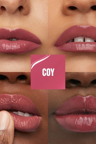 4 rouges à lèvres Vinyl Link 2024 - 15 Peachy / 20 Coy / 25 Red-Hot / 50 Wicked - 4,2 ml